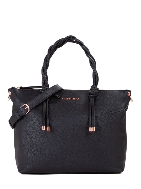 MARIO VALENTINO SCARLETT RE Shoulder bag with braided handles black - Women’s Bags