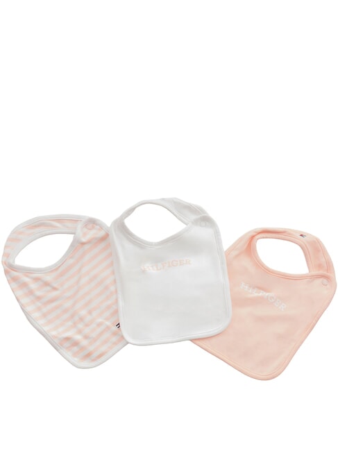 TOMMY HILFIGER TH Set of 3 Bibs pink crystal - Rompers and baby outfits