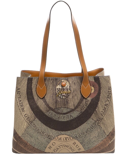 GATTINONI PLANETARIUM Shoulder Shopper Bag diana/tan - Women’s Bags