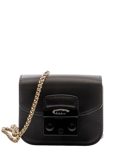 FURLA METROPOLIS Micro shoulder bag Black - Women’s Bags