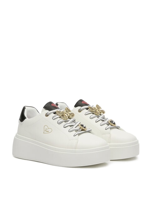 BRACCIALINI TUA Sneakers with jeweled laces white - Women’s shoes