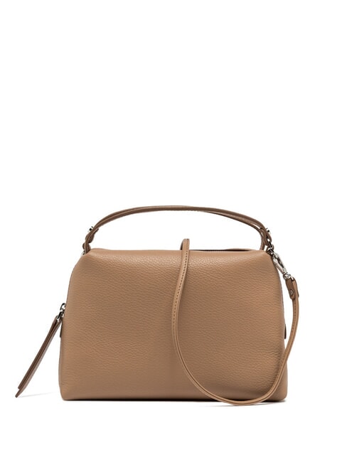 GIANNI CHIARINI ALIFA Leather bag with shoulder strap clay - Women’s Bags