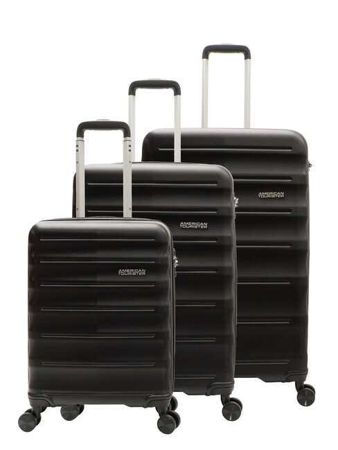 AMERICAN TOURISTER SPEEDLINK Set of 3 trolleys: cabin, medium, large BLACK - Trolley Set