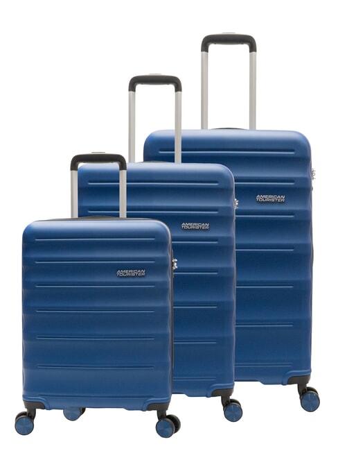 AMERICAN TOURISTER SPEEDLINK Set of 3 trolleys: cabin, medium, large BLUE - Trolley Set