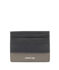 CERRUTI NADIR Flat leather card holder - Men’s Wallets
