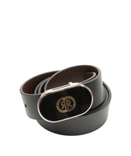 CERRUTI DOUBLE R Leather belt - Belts