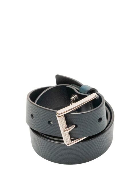 CERRUTI BUCKLE Leather belt blue - Belts
