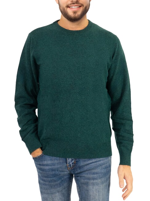 NORTH SAILS N|S Crew neck sweater with logo embroidery Mediterranean - Men's Sweaters