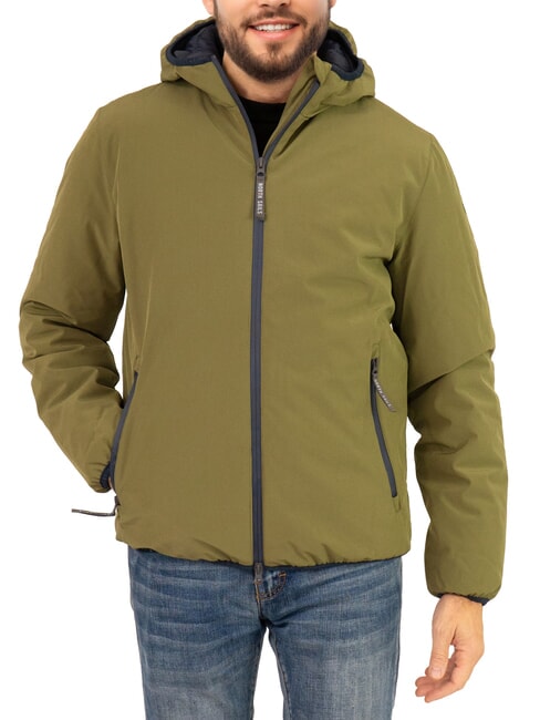 NORTH SAILS SOFTSHELL Hooded bomber jacket ivy green - Men's Jackets