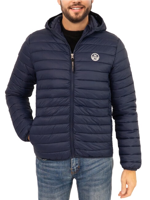 NORTH SAILS PADDED Padded jacket with hood navy blue - Men's down jackets