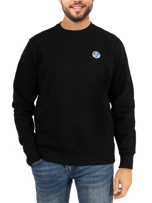 NORTH SAILS PATCH Crewneck sweatshirt black - Sweatshirts
