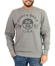 NORTH SAILS LOGO Crew neck sweatshirt with maxi print - Sweatshirts