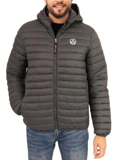 NORTH SAILS PADDED Padded jacket with hood asphalt - Men's down jackets