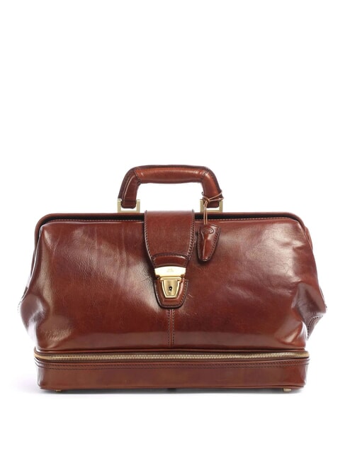 THE BRIDGE STORY UOMO Leather doctor's bag BROWN - Work Briefcases