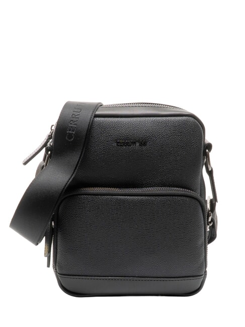 CERRUTI JEREMY Leather bag black - Over-the-shoulder Bags for Men