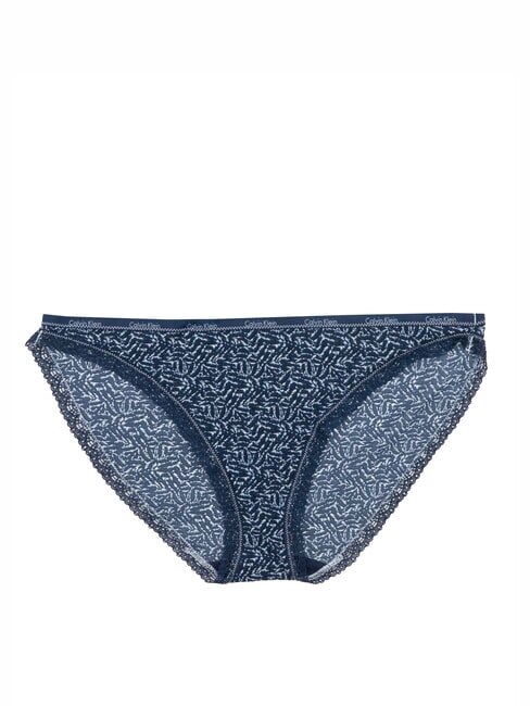 CALVIN KLEIN CK Slip with lace micro frost blue shadow - Women's briefs