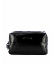 PIQUADRO BLUE SQUARE  Leather Beauty Case - Beauty Case