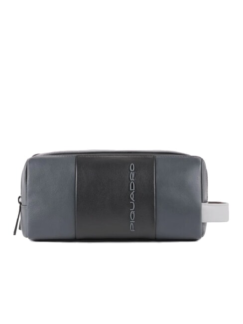 PIQUADRO URBAN  Beauty in leather Grey - Beauty Case