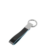 PIQUADRO BLUE SQUARE Keychain with leather strap - Key holders