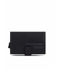 PIQUADRO URBAN Metal and leather credit card holder - Men’s Wallets