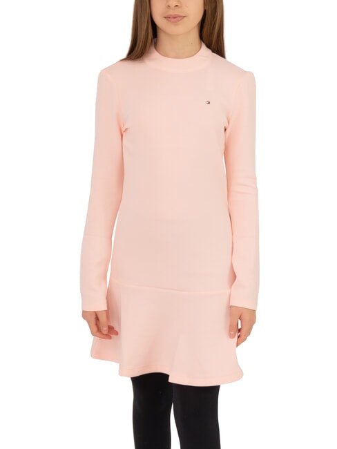 TOMMY HILFIGER TH KIDS Long-sleeved dress for girls pink crystal - Little Girls' Dresses