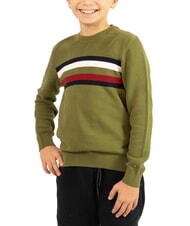 TOMMY HILFIGER TH KIDS Children's crew neck cotton sweater - Children's Sweaters