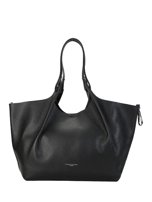 GIANNI CHIARINI DUA Large leather shoulder bag Black - Women’s Bags