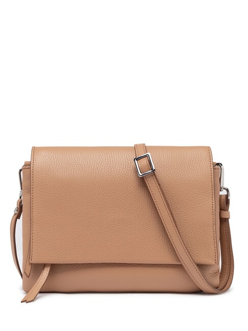 GIANNI CHIARINI THREE Shoulder bag, in leather clay - Women’s Bags