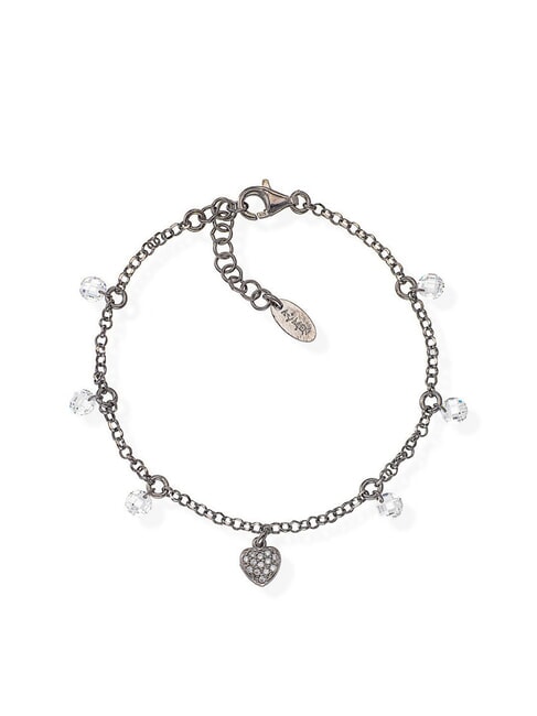 AMEN CANDY CHARM Silver bracelet with charms ruthenium - Bracelets
