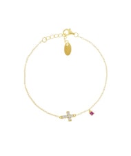 AMEN CROCI Bracelet with cross and zircons - Bracelets