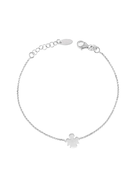 AMEN COCCOLE Bracelet with little angel rhodium - Bracelets