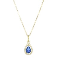 AMEN LADY Necklace with drop pendant and zirconia - Necklaces