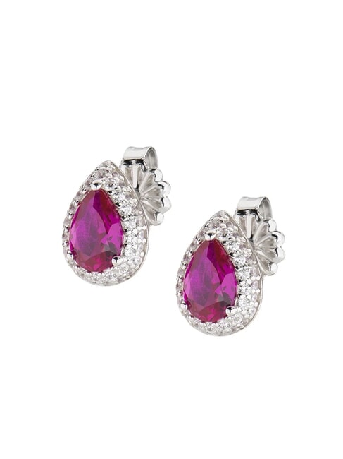AMEN DIAMONDS Drop earrings with colored zirconia rhodium - Earrings