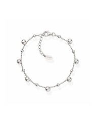 AMEN ELEMENTI Silver bracelet with spheres - Bracelets