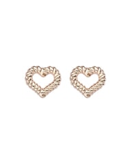 AMEN COCCOLE Torchon heart earrings - Earrings
