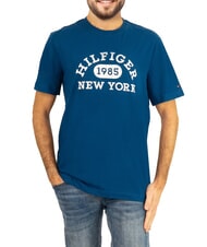 TOMMY HILFIGER TH Regular fit short-sleeved T-shirt deep indigo - T-shirt - 1