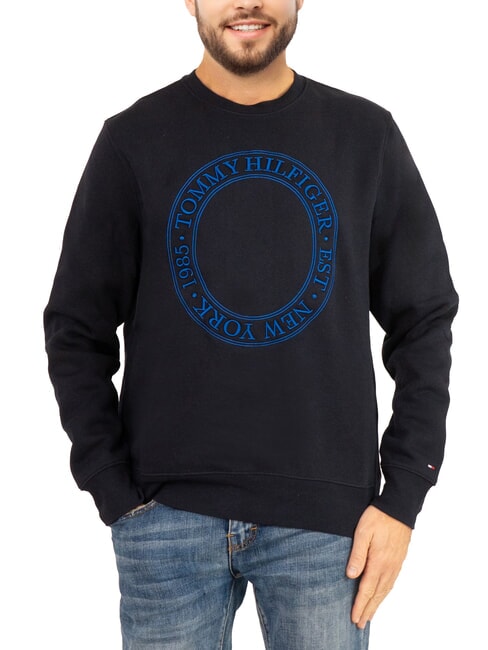 TOMMY HILFIGER TH Men's crewneck sweatshirt with logo desert sky - Sweatshirts