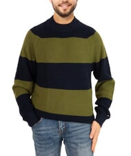 TOMMY HILFIGER TH Wool blend crew neck sweater - Men's Sweaters