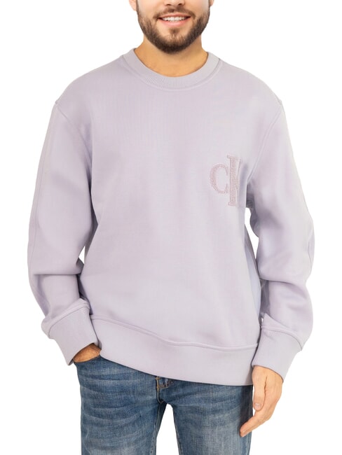 CALVIN KLEIN CK JEANS Crewneck sweatshirt lavender aura - Sweatshirts