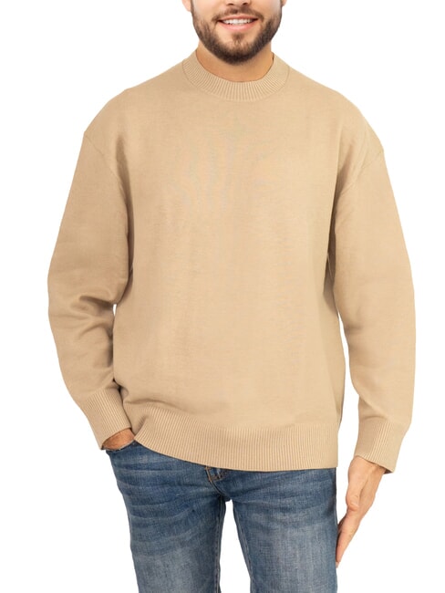 CALVIN KLEIN CK JEANS  taupe plaza - Men's Sweaters