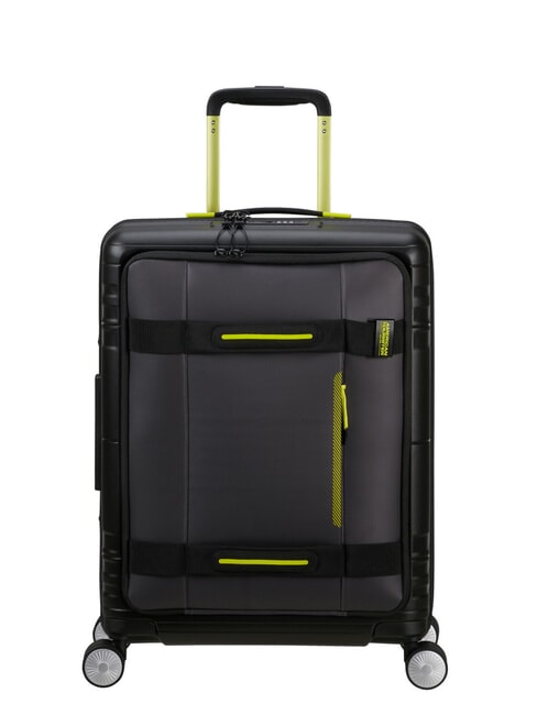 AMERICAN TOURISTER HELLO CABIN Expandable carry-on trolley black/lime - Hand luggage