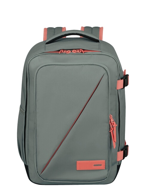 AMERICAN TOURISTER TAKE2CABIN S Underseater backpack ok Ryanair sage/coral - Backpacks & School and Leisure