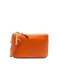 GIANNI CHIARINI FRIDA Double zip leather shoulder bag coral - Women&rsquo;s Bags - 1