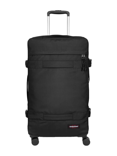 EASTPAK TRANSIT'R 4 M + Medium Trolley BLACK - Semi-rigid Trolley Cases