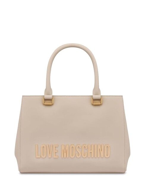 LOVE MOSCHINO BOLD LOVE Handbag with shoulder strap ivory - Women’s Bags