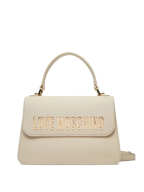 LOVE MOSCHINO BOLD LOVE Handbag with shoulder strap ivory - Women’s Bags