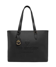 LOVE MOSCHINO LOVE EMBOSSED Shoulder shopping bag - Women’s Bags