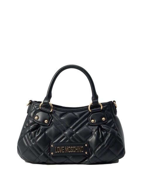 LOVE MOSCHINO QUILTED Handbag with shoulder strap Black - Women’s Bags