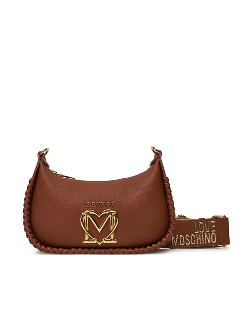 LOVE MOSCHINO BRAIDED Shoulder bag camel - Women’s Bags