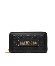 LOVE MOSCHINO QUILTED Large zip-around wallet - Women’s Wallets
